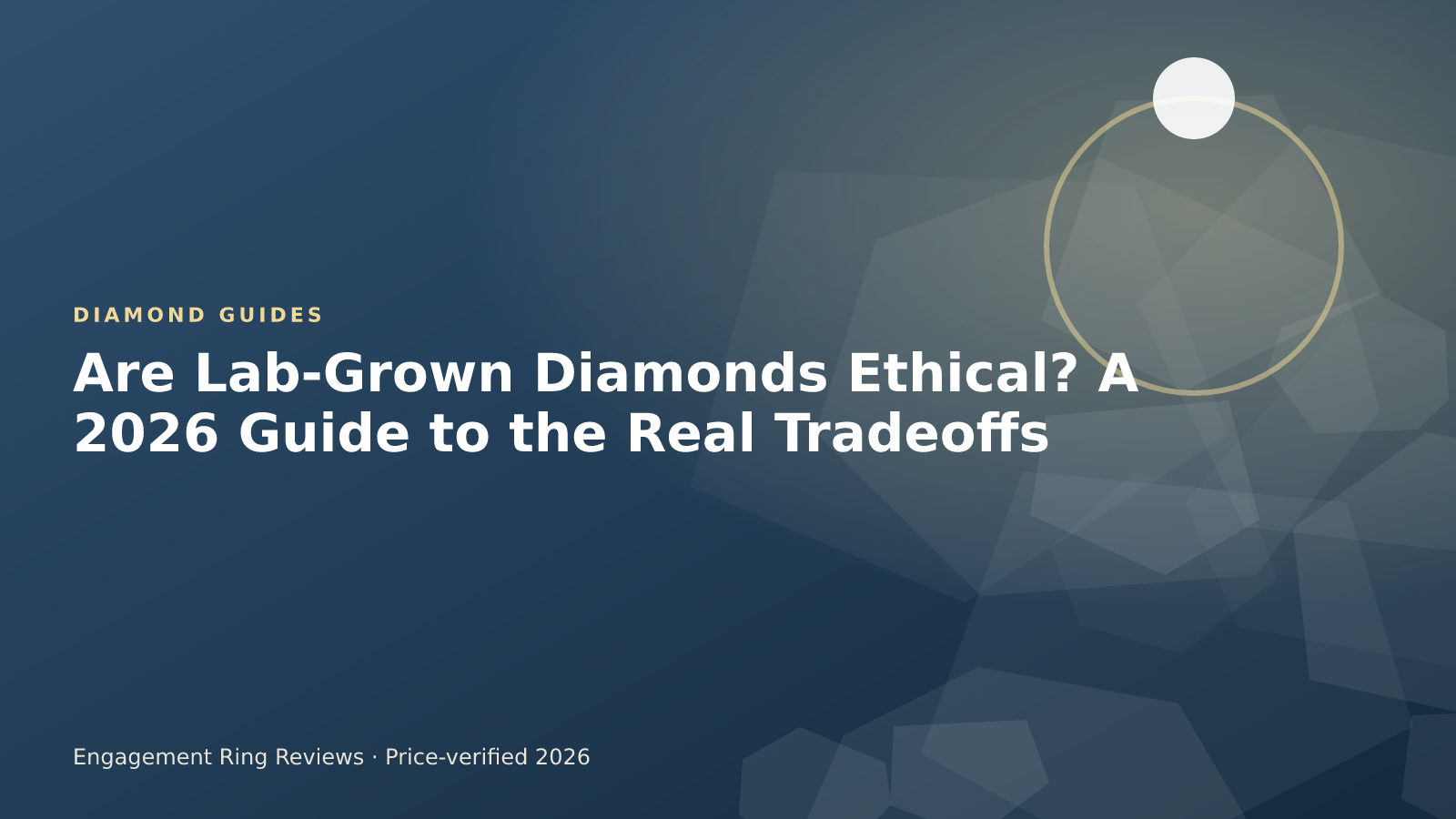 Round lab-grown diamond beside an independent grading report