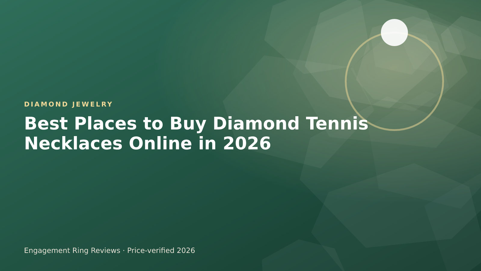 Diamond tennis necklace displayed on a model
