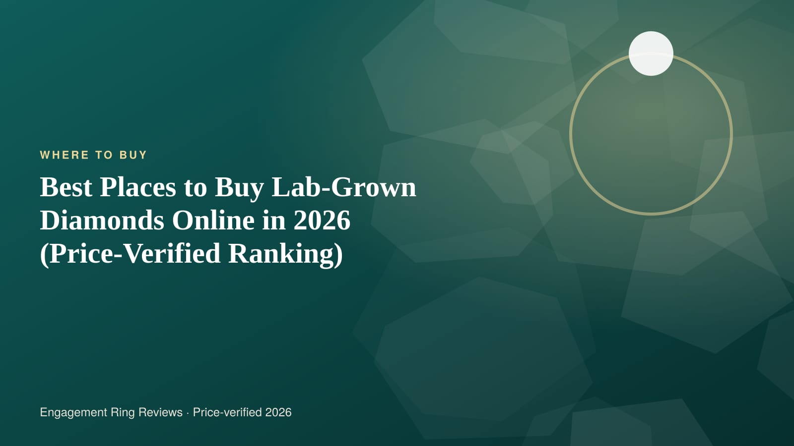 IGI-certified lab-grown diamonds compared across four online retailers